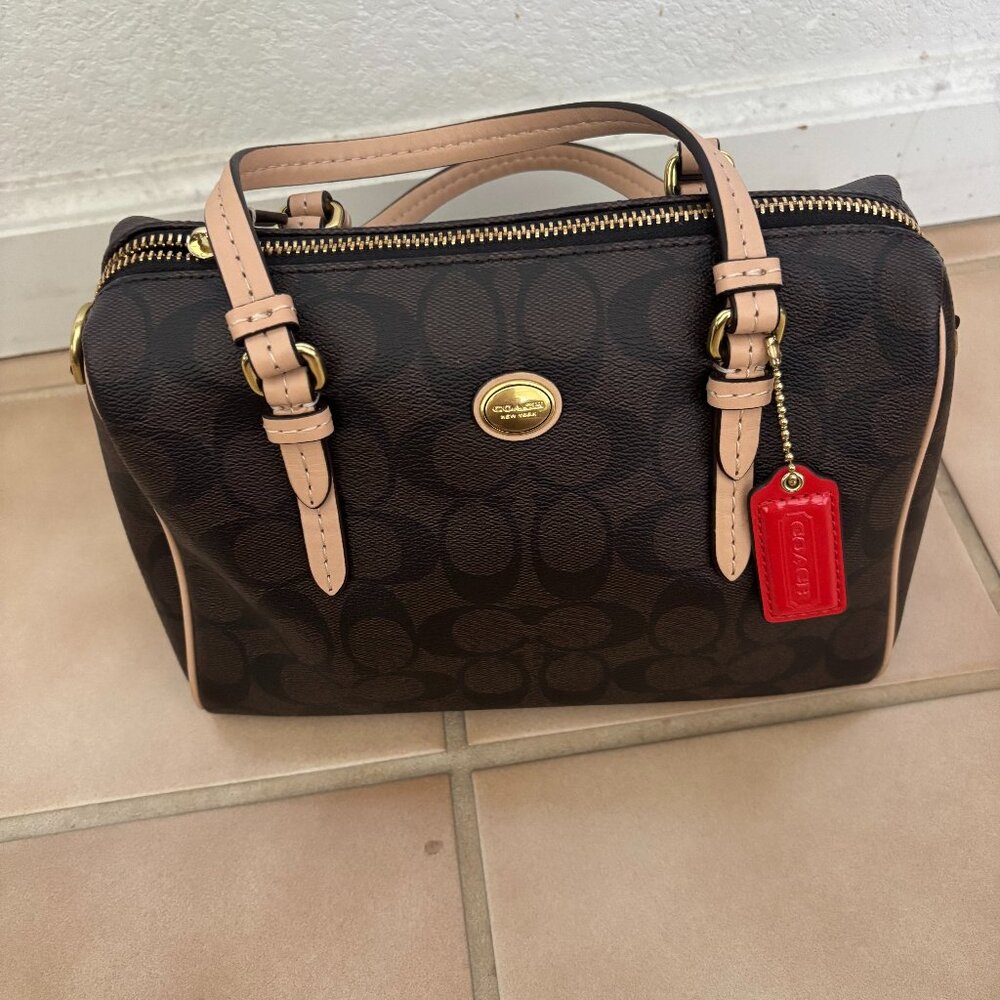 NEW COACH PEYTON SIGNATURE BENNETT MINI SATCHEL